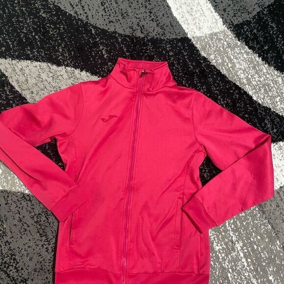 JOMA Youth XL Tracksuit Top Jacket Hot Pink - Picture 2 of 3